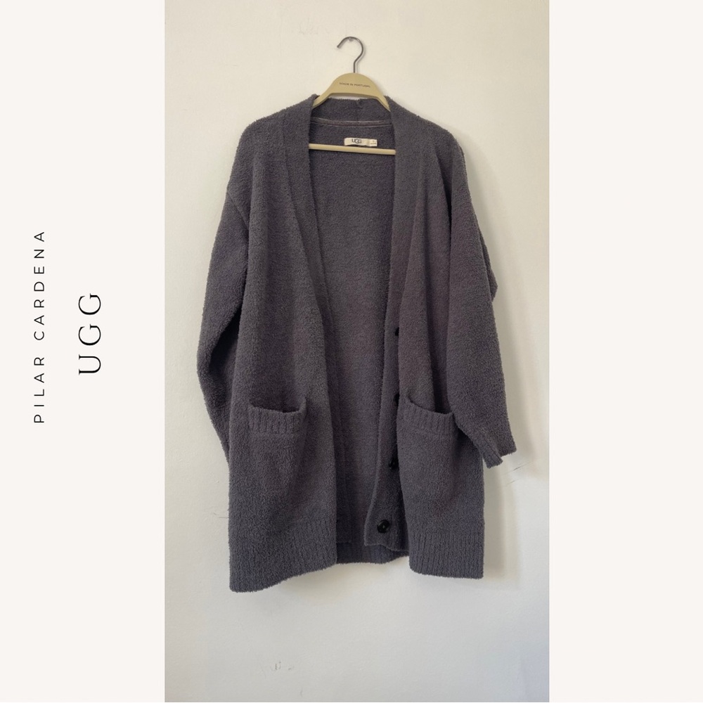 UGG Women's Charcoal Cardigan Sweater